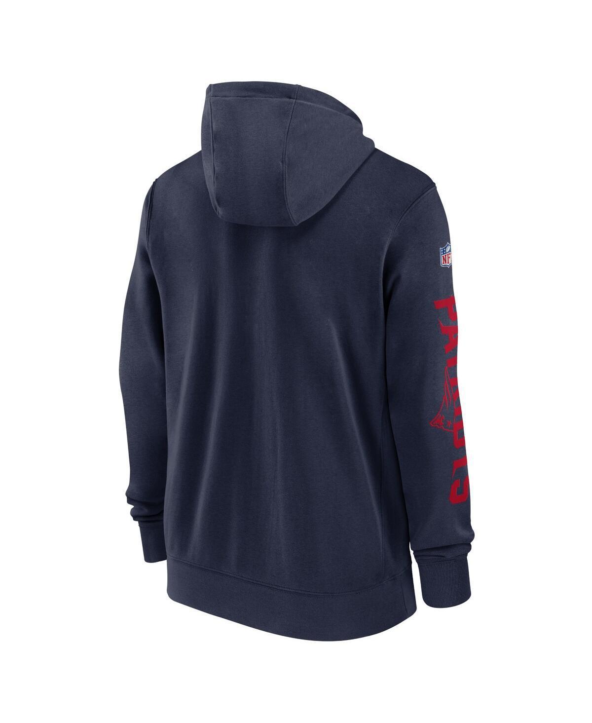 NIKE Men's Red Kansas City Chiefs 2024 Sideline Club Full-zip Hoodie Product Image