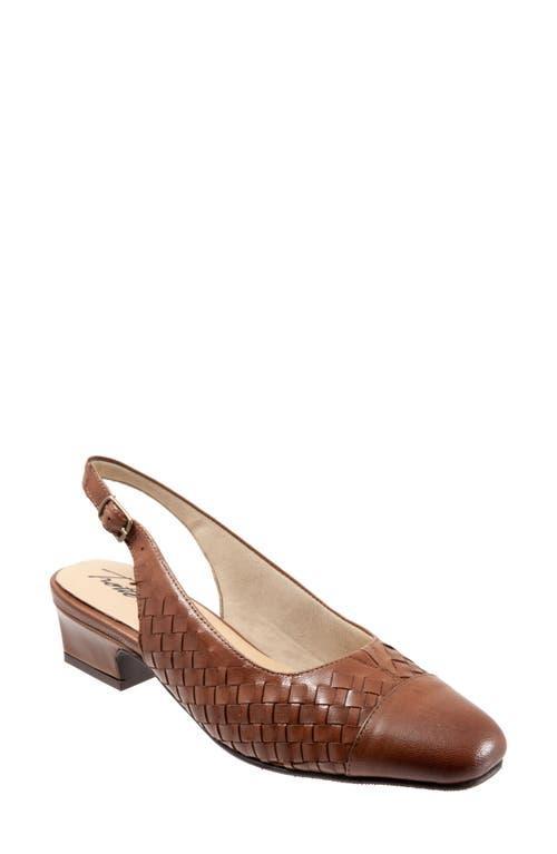 Trotters Dea Woven Slingback Pump Product Image