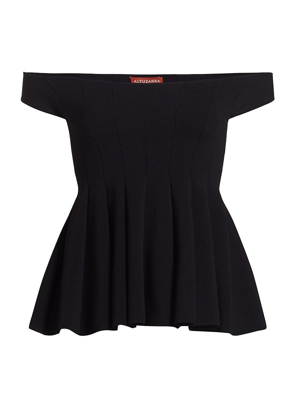 Womens Simone Off-the-Shoulder Peplum Top Product Image