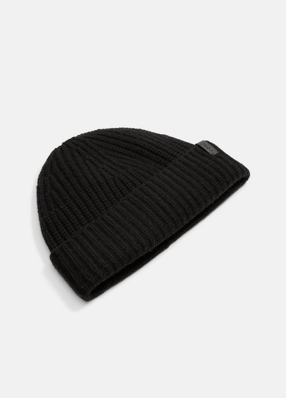 Cashmere Shaker-Stitch Beanie Product Image