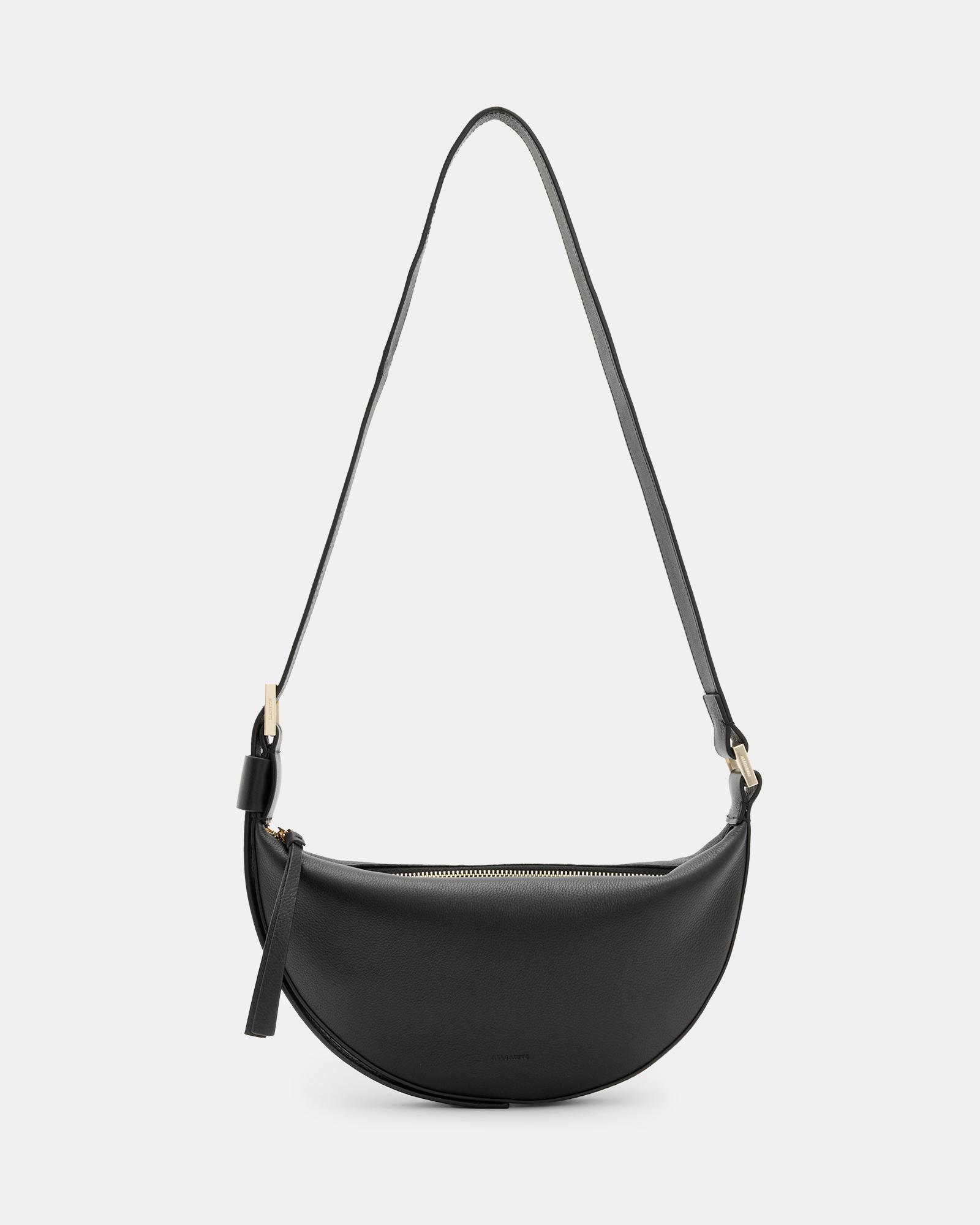 Half Moon Leather Crossbody Bag Product Image