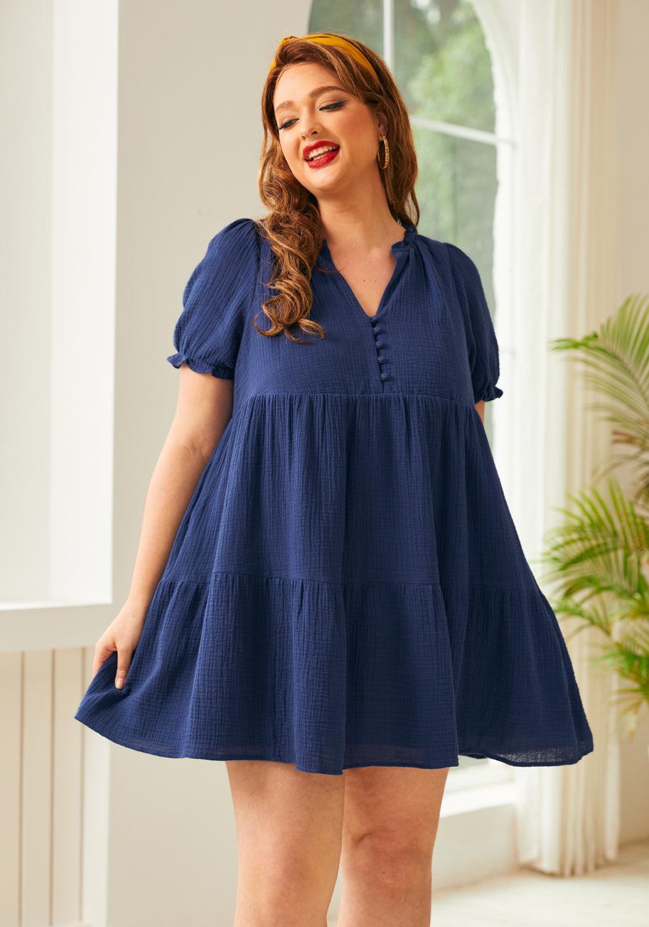 Sunshine Serenade Babydoll Dress Product Image