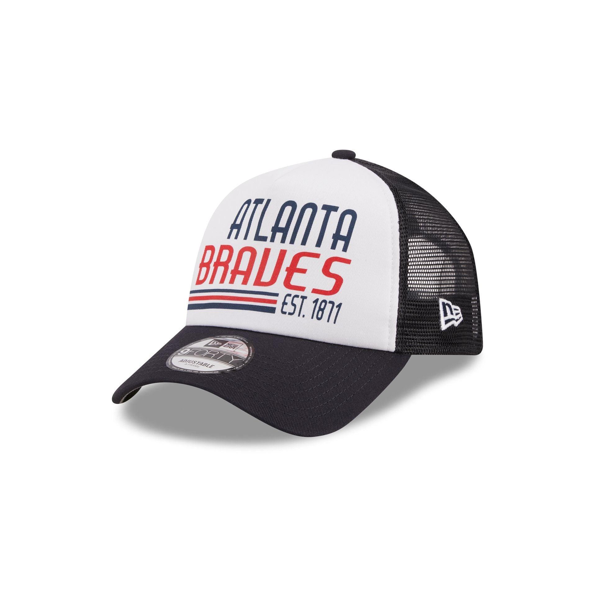 Atlanta Braves Lift Pass 9FORTY A-Frame Snapback Hat Male Product Image