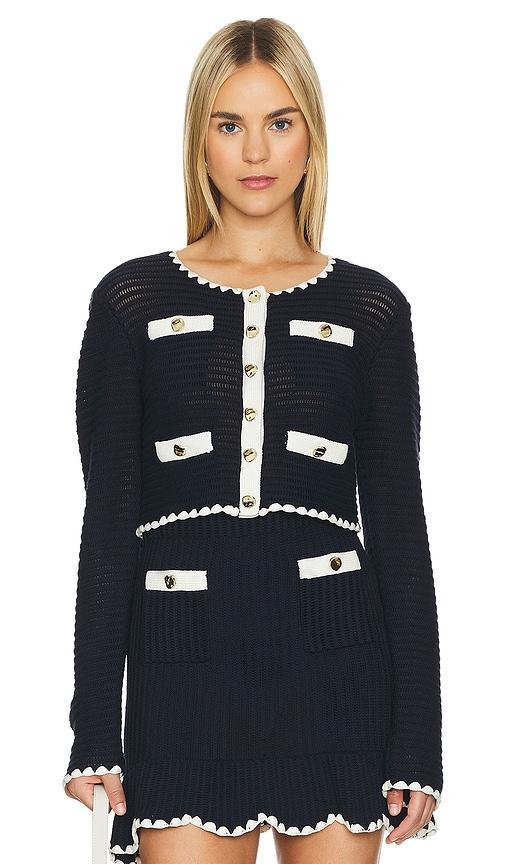 Contrast Trim Cardigan Product Image