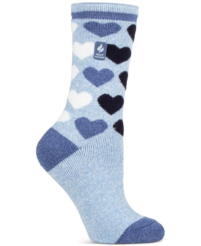 Heat Holders Womens Lite Jennifer Heart Crew Socks Product Image