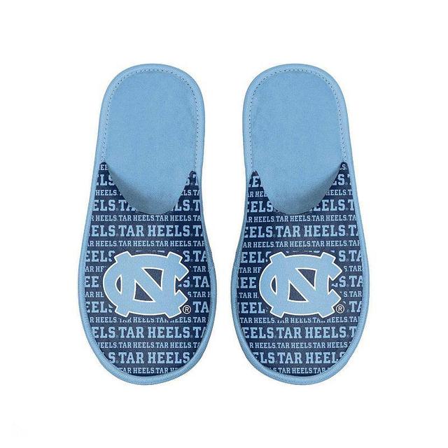 Mens FOCO North Carolina Tar Heels Scuff Logo Slide Slippers Product Image