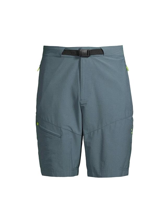 Mens Buckled Cotton-Blend Shorts Product Image