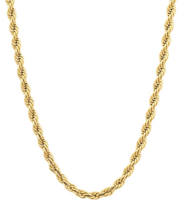 Legacy for Men by Simone I. Smith Mens Rope Link 24 Chain Necklace Ion-Plated Stainless Steel - Gold-Tone Product Image