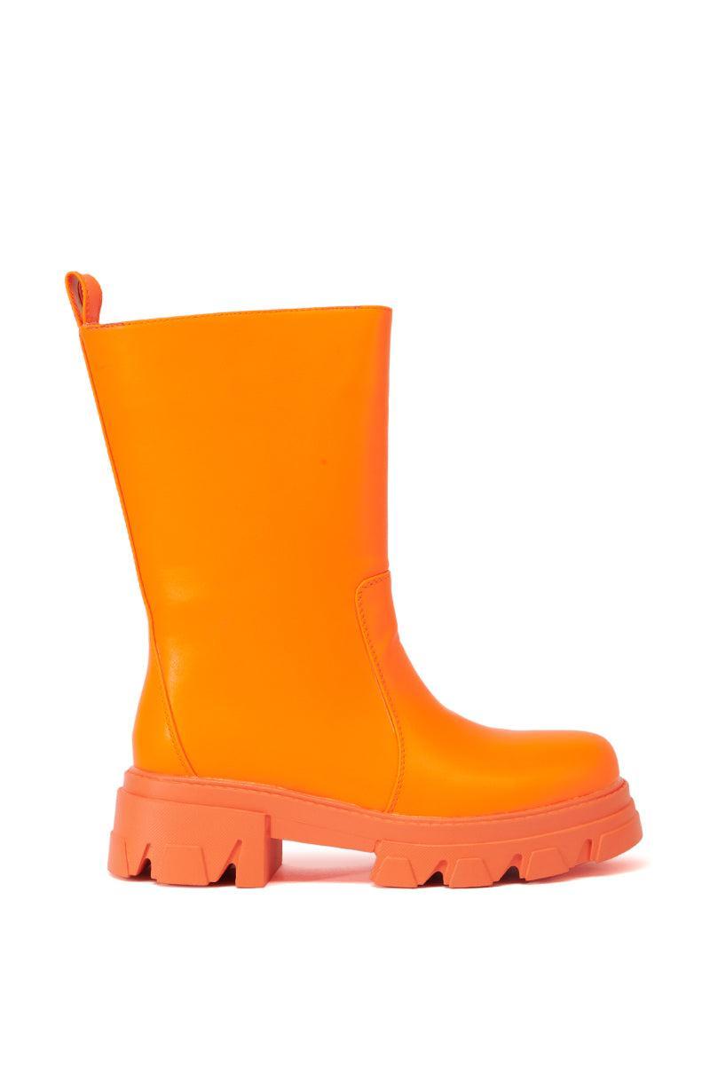 AZALEA WANG KLOCHAVA ORANGE BOOTIE Product Image