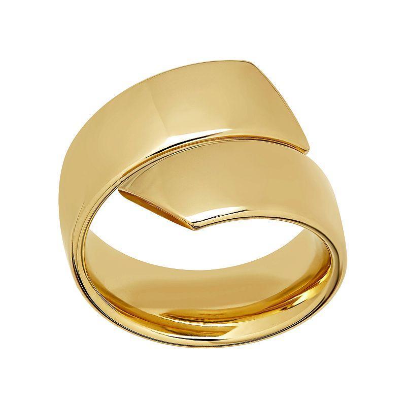 Everlasting Gold 10k Gold Bypass Ring, Womens Product Image