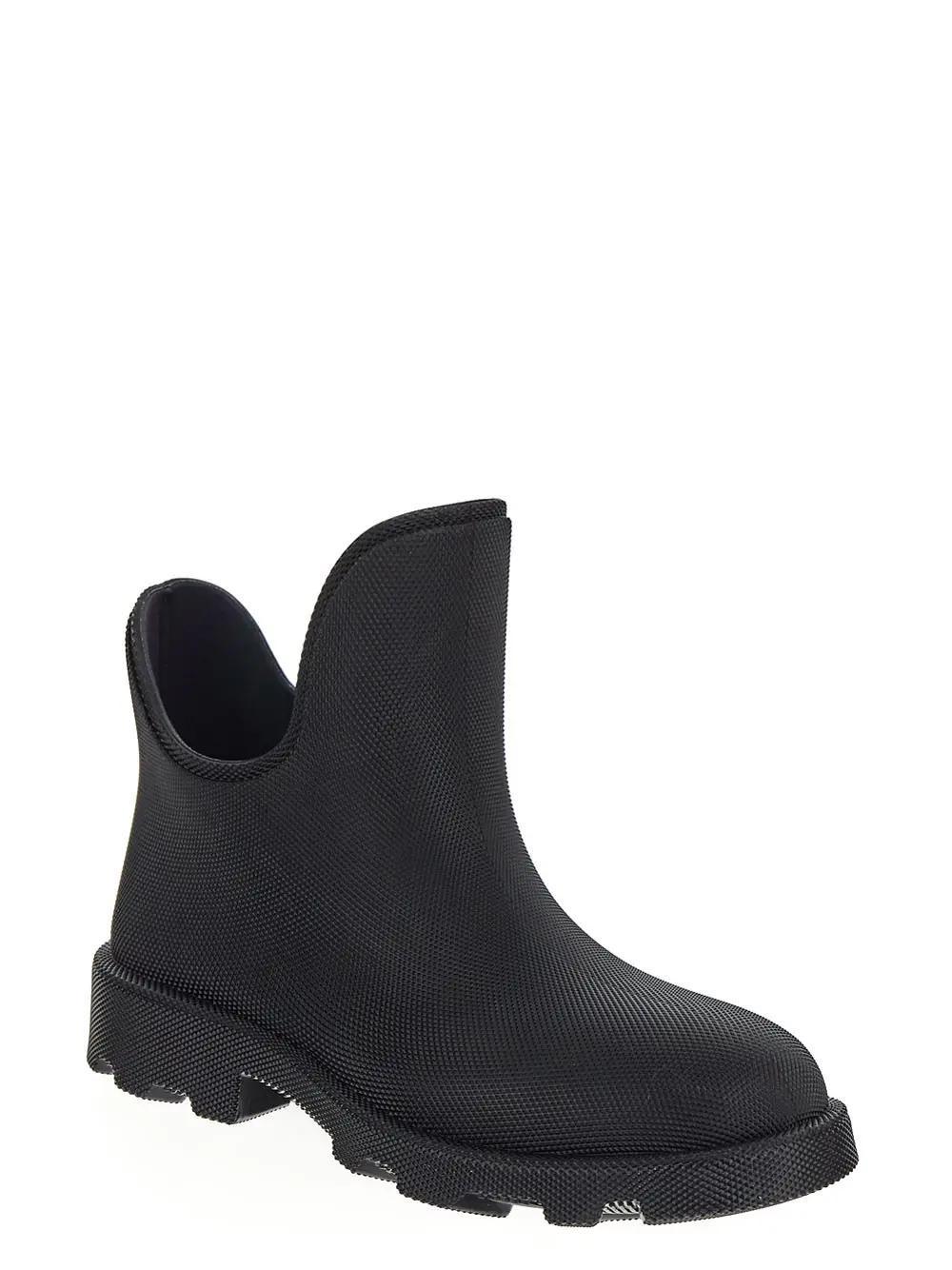 BURBERRY Low-top Rainboots In Black Product Image