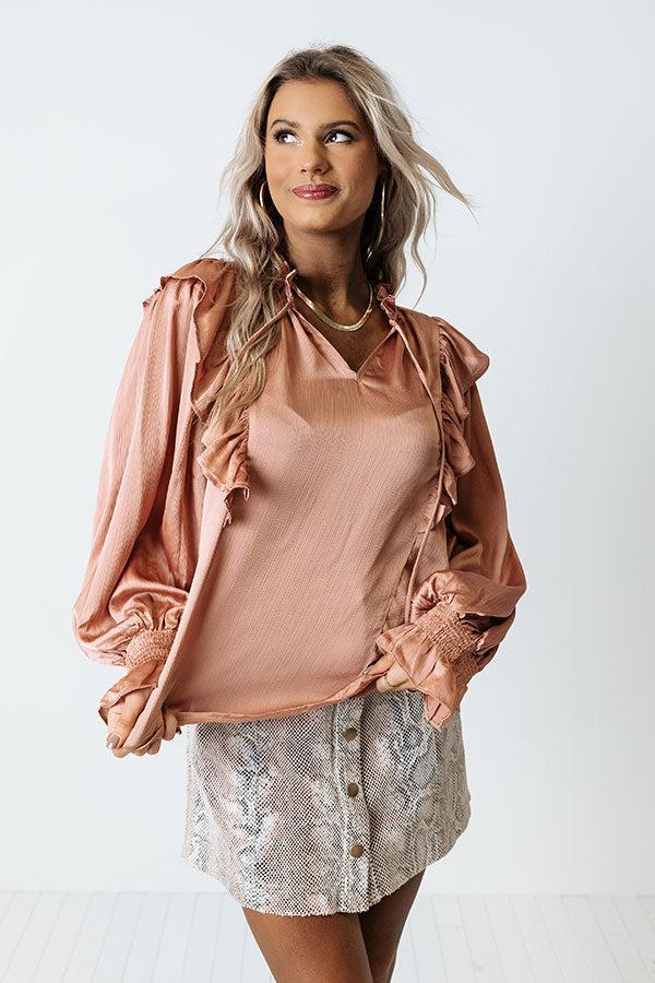 Grand Avenue Shift Top In Light Rustic Rose Product Image