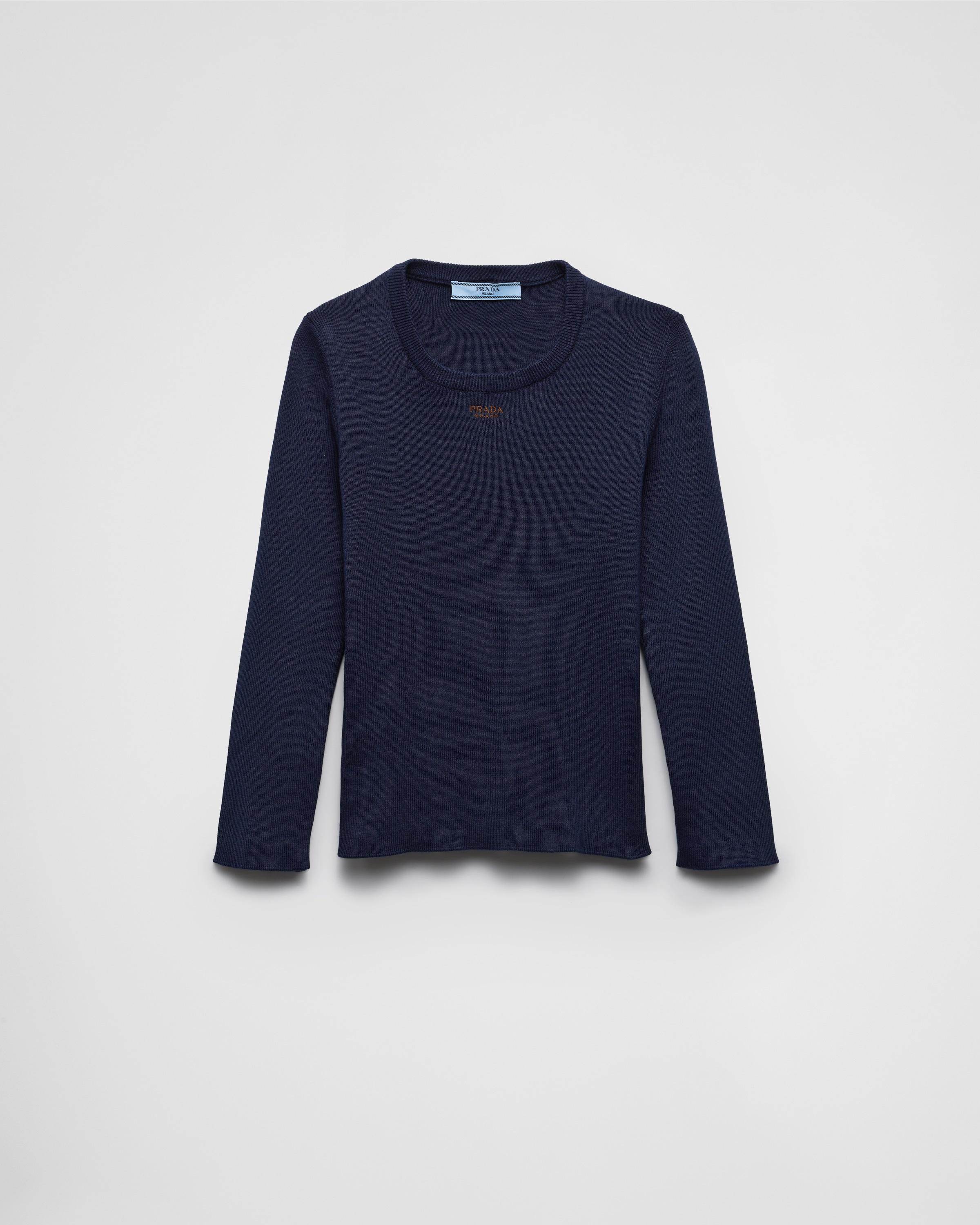 Cotton crew-neck sweater product image