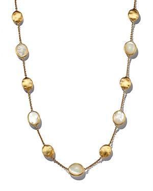 Marco Bicego 18K Yellow Gold Siviglia Mother Of Pearl Beaded Station Necklace, 16.5 - 150th Anniversary Exclusive Product Image