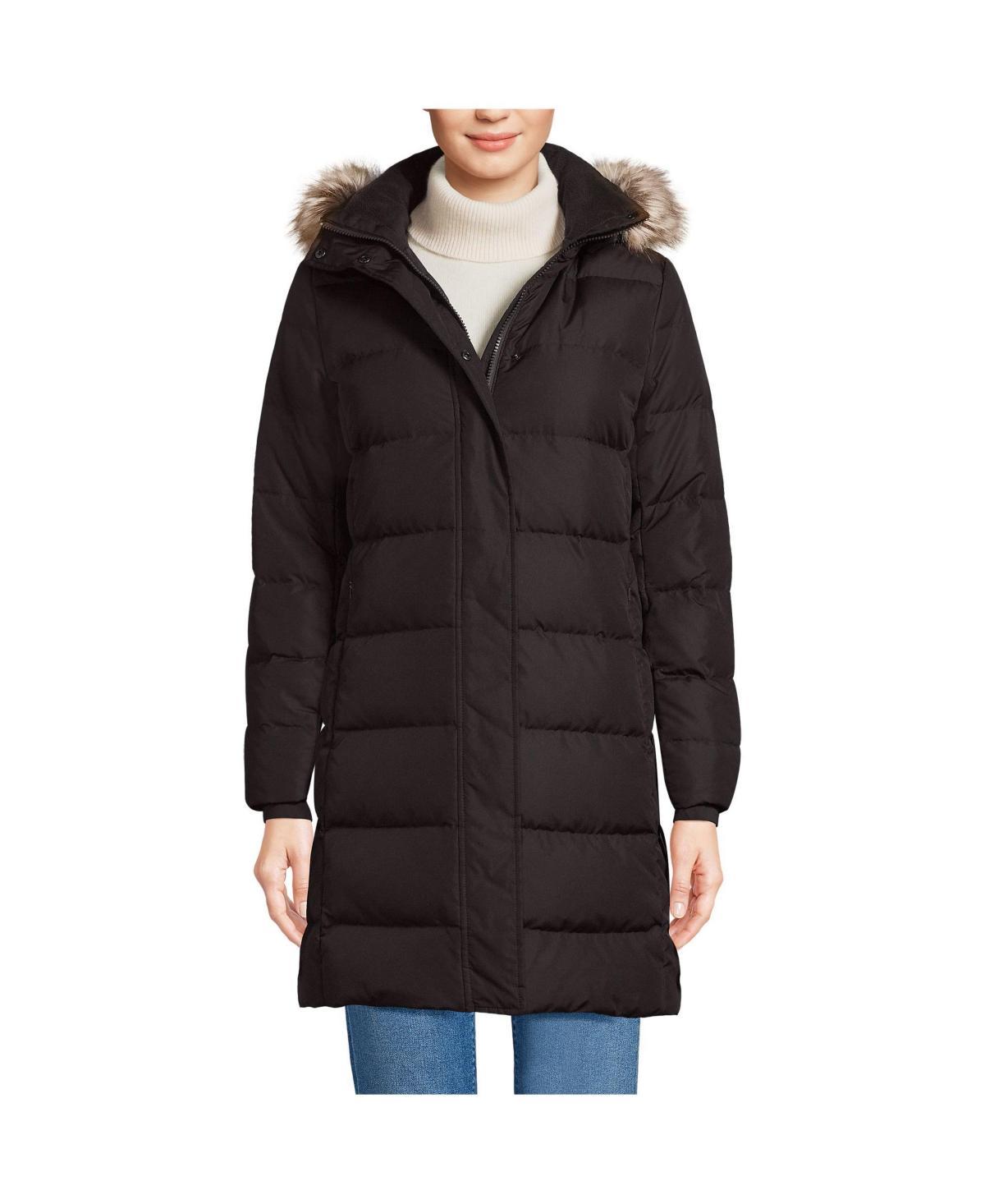 Lands End Womens Tall Wide Channel 600 Down Puffer Coat Product Image