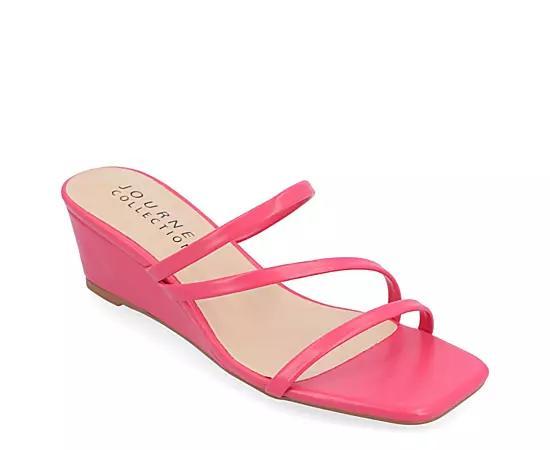 Journee Collection Takarah Womens Wedge Sandals Product Image