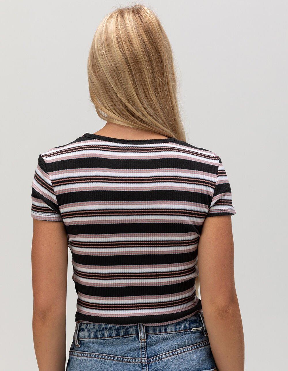 FIVESTAR GENERAL CO. Stripe Knit Womens Tee Product Image