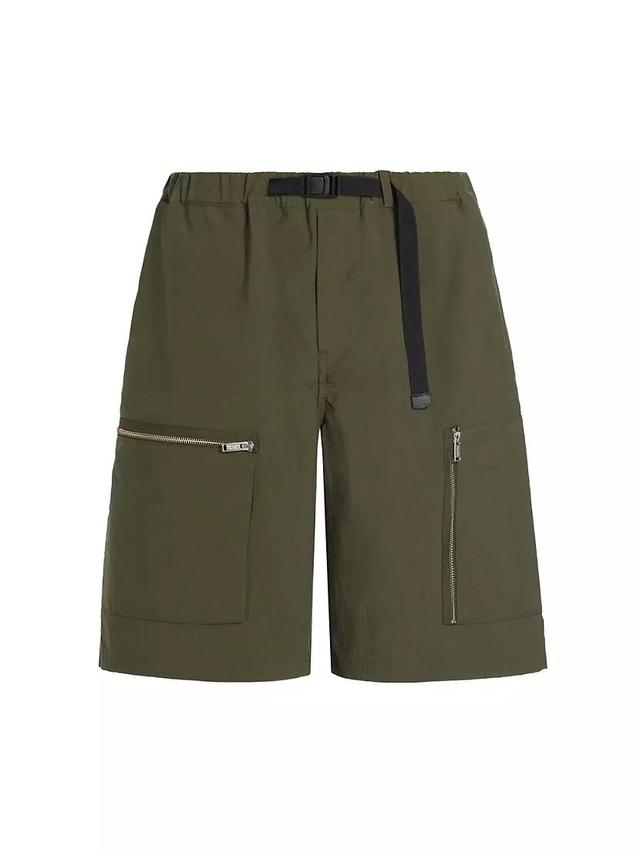 Nylon Zipper Shorts Product Image