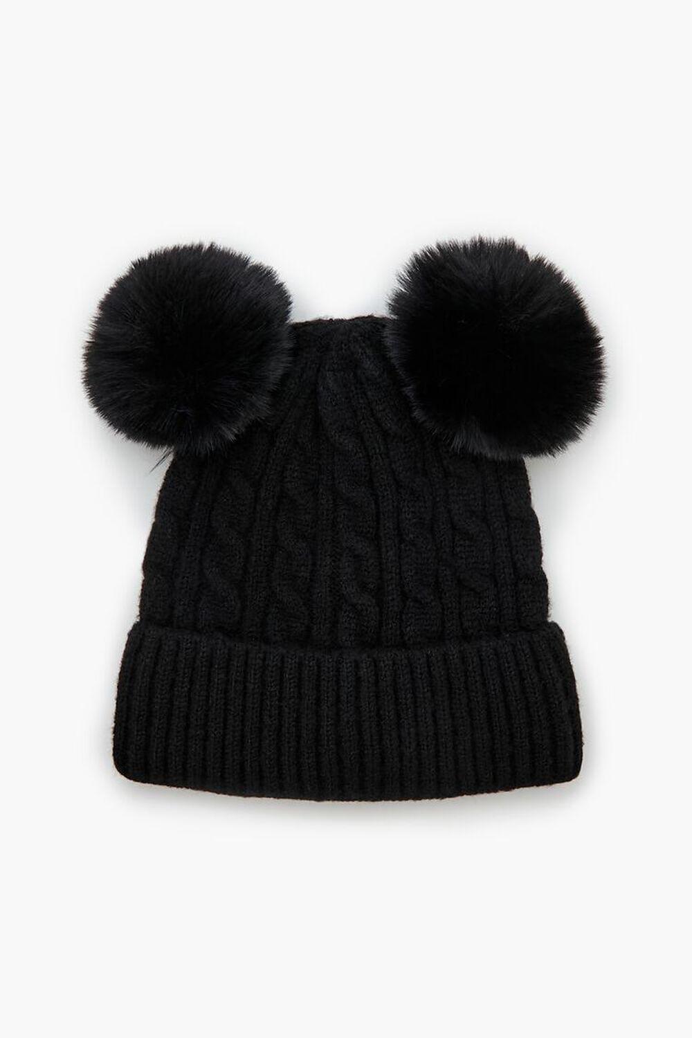 Pom Pom Cable Knit Beanie | Forever 21 Product Image