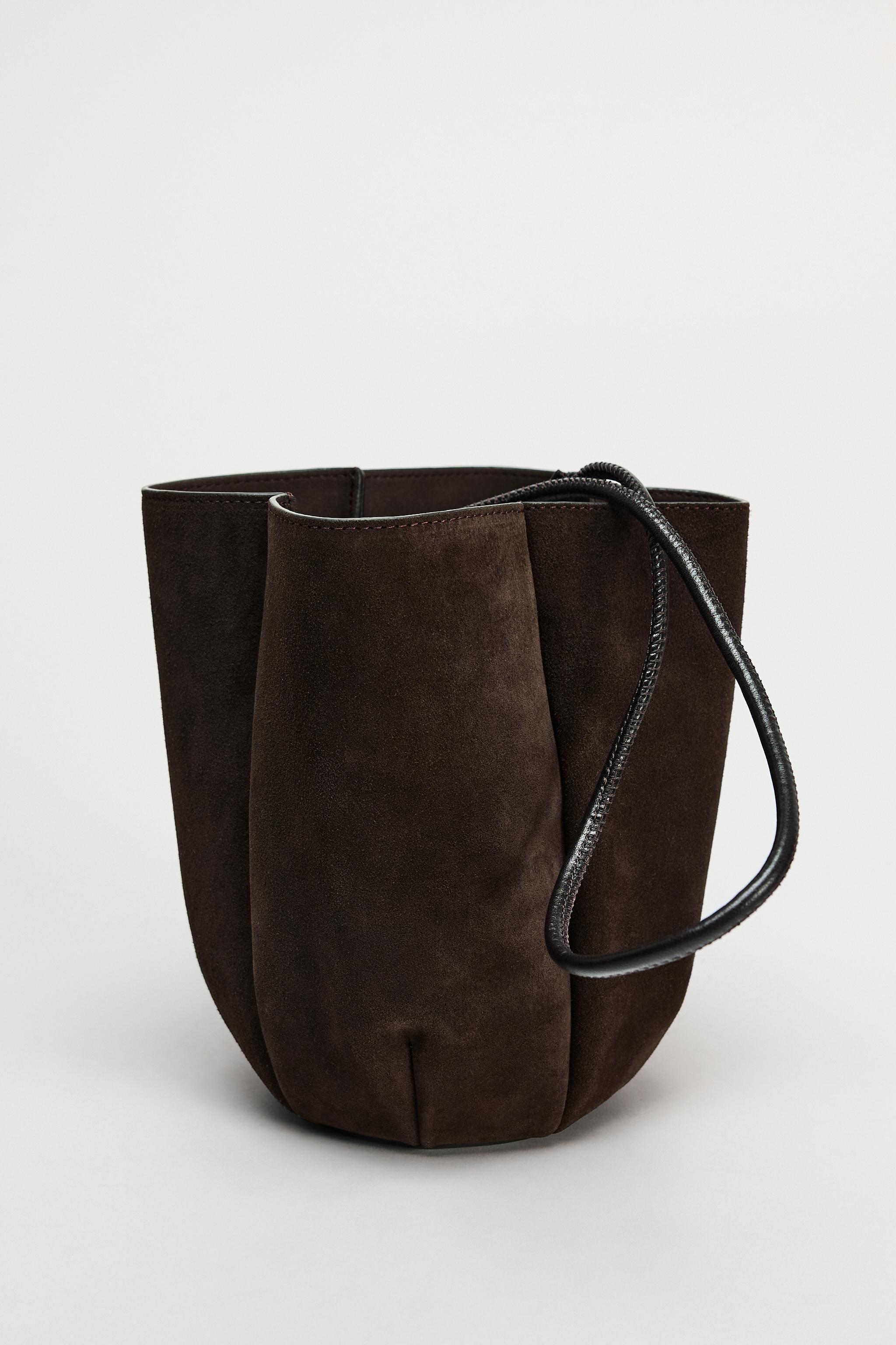 MINI LEATHER BUCKET BAG Product Image