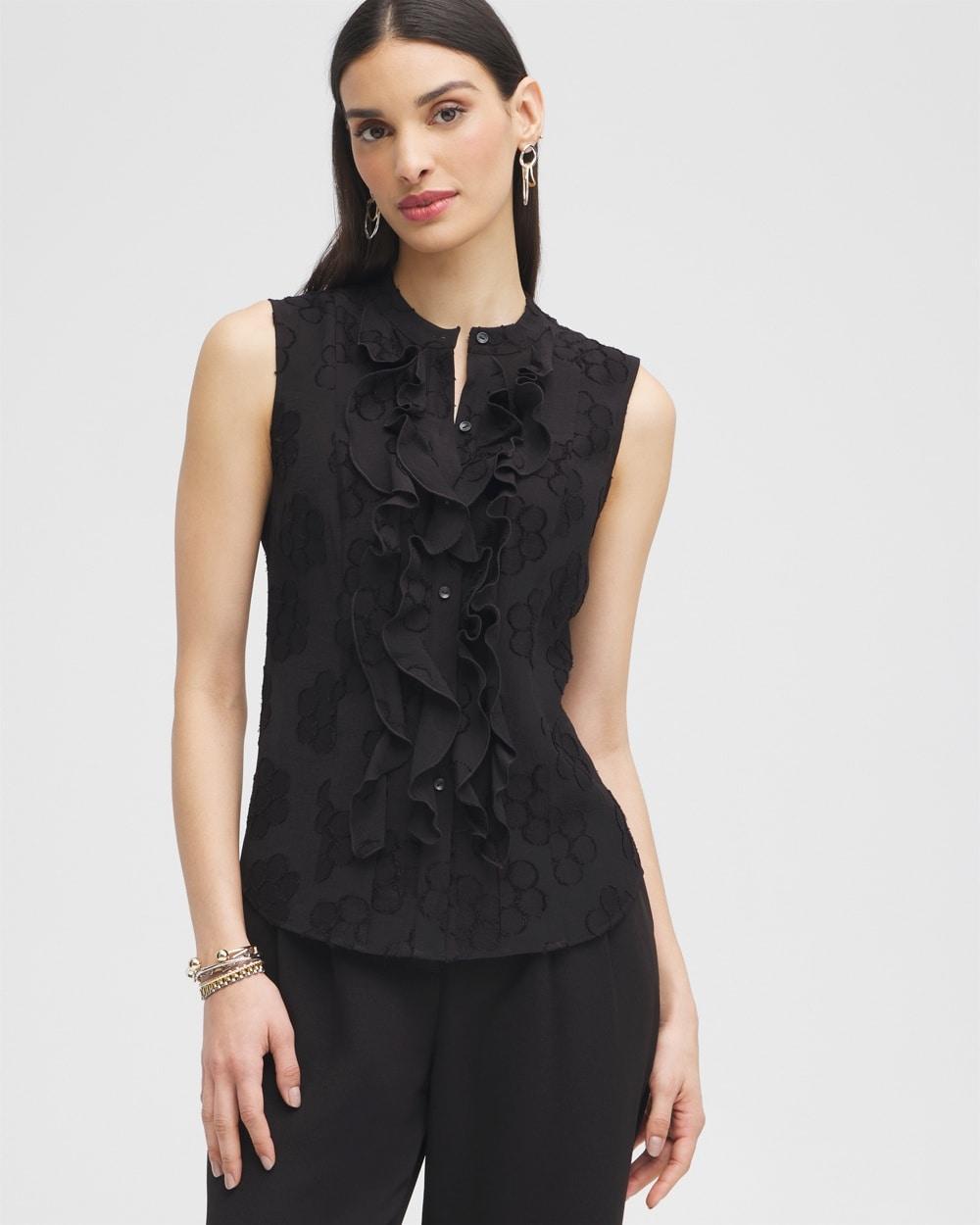 Black Label™ Ruffle Blouse Product Image