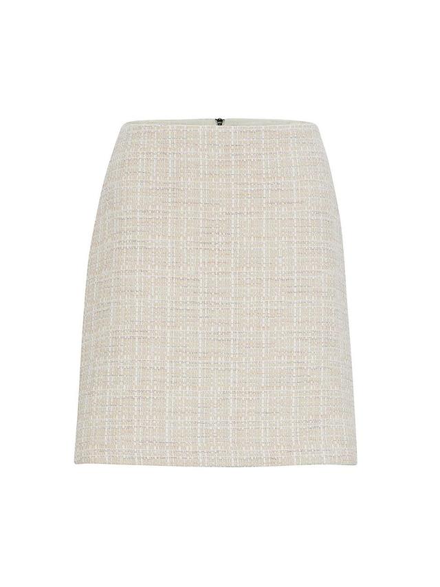 Womens Tweed Mini Skirt Product Image