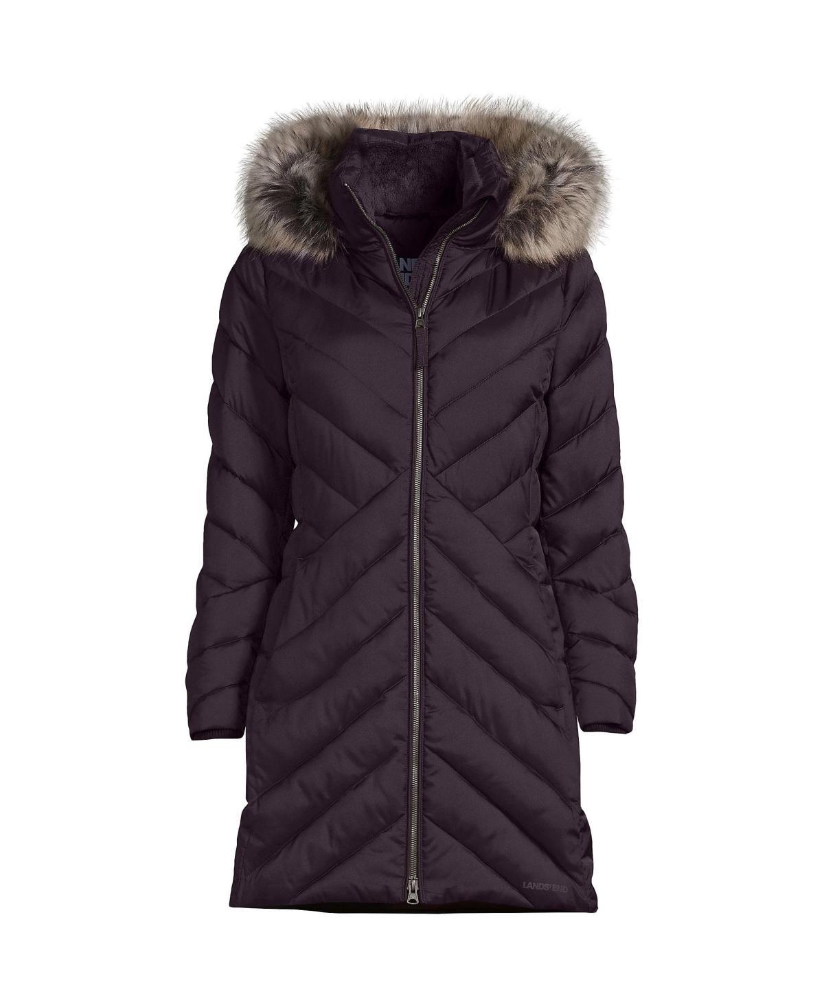 Lands End Womens Petite Insulated Cozy Fleece Lined Winter Coat Product Image