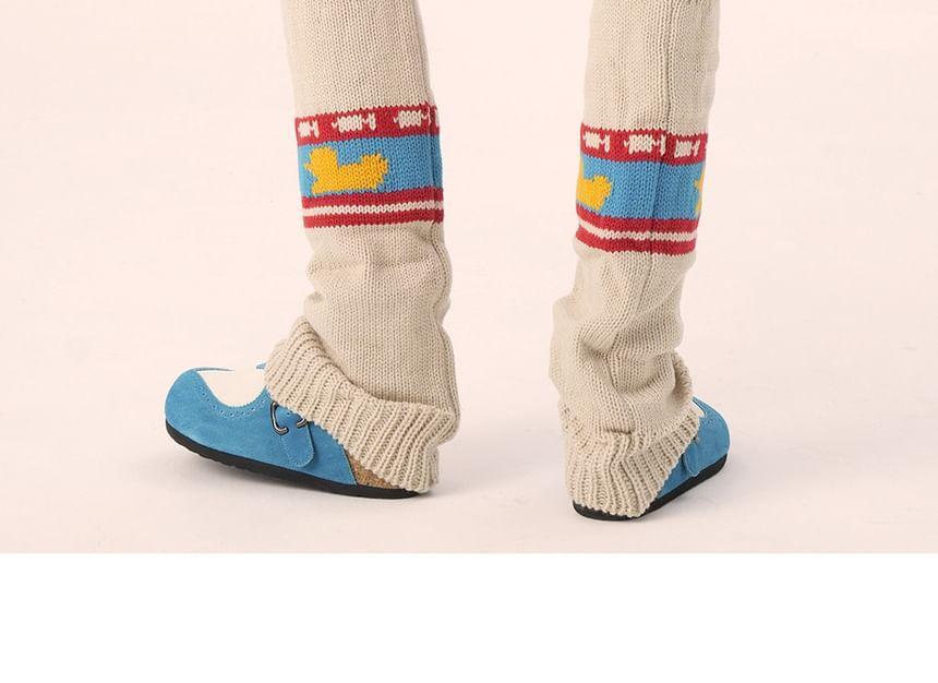 Print Knit Leg Warmer Product Image