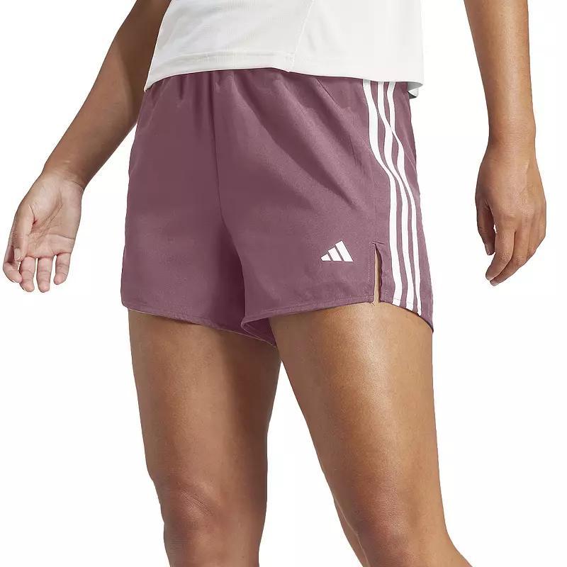 Womens adidas 3-Stripes High-Rise Training Shorts Product Image