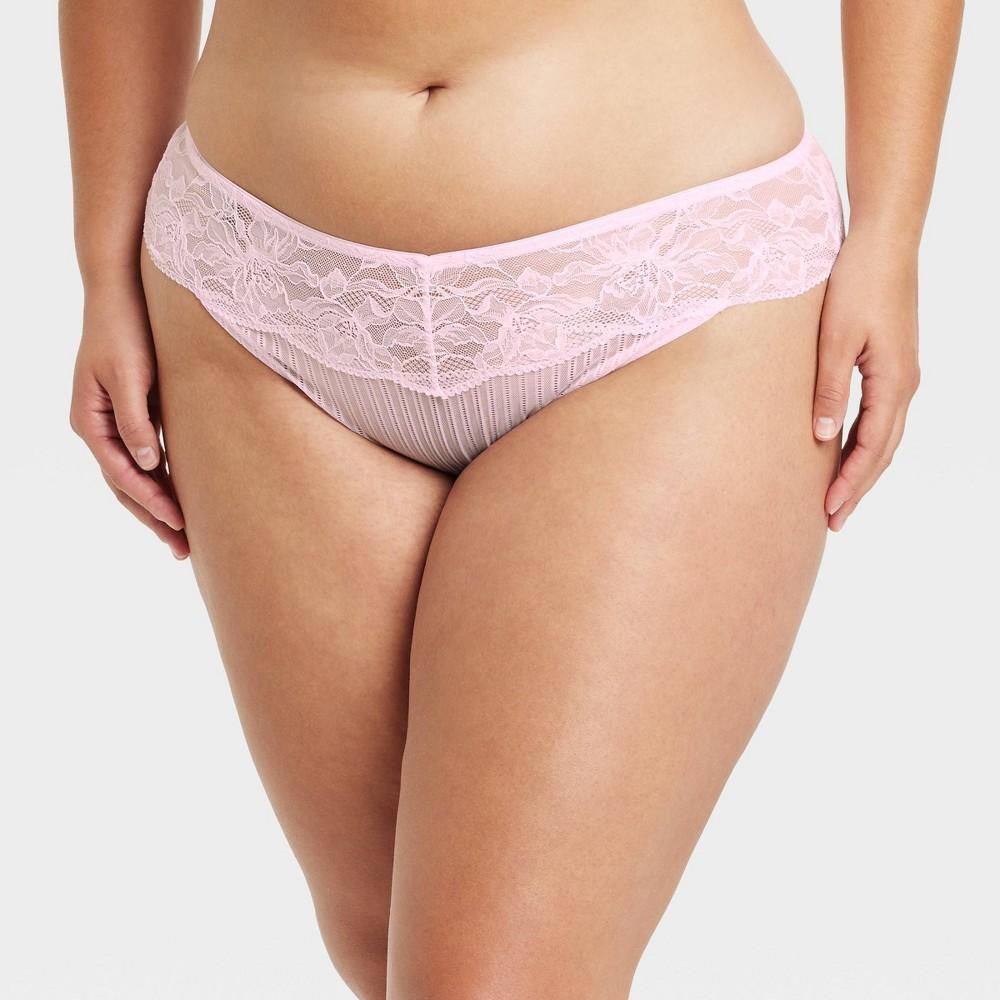 Womens Mesh-Lace Cheeky Lingerie Underwear - Auden Enlightened 1X Product Image