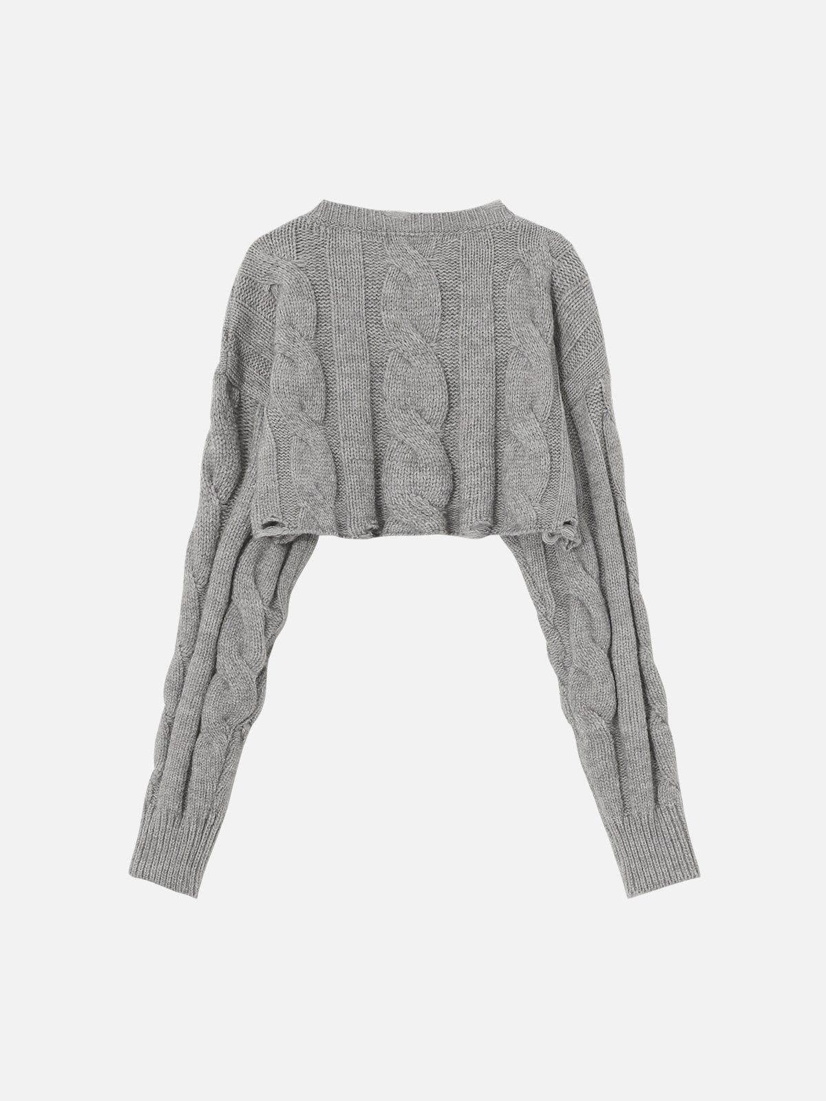 Vintage Basic Crop Sweater Product Image