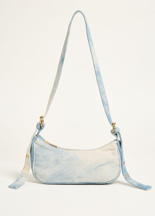 Stonewash Denim Shoulder Bag Product Image