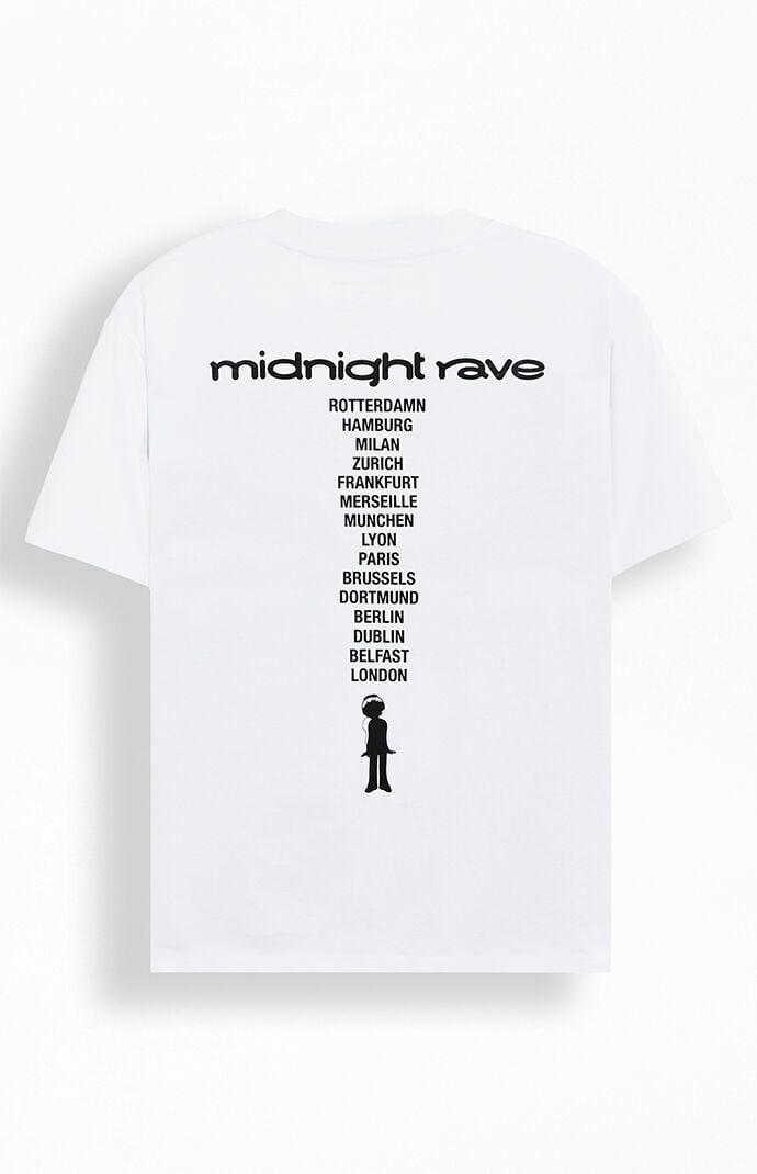 Midnight Rave Men's Headphones T-Shirt Product Image