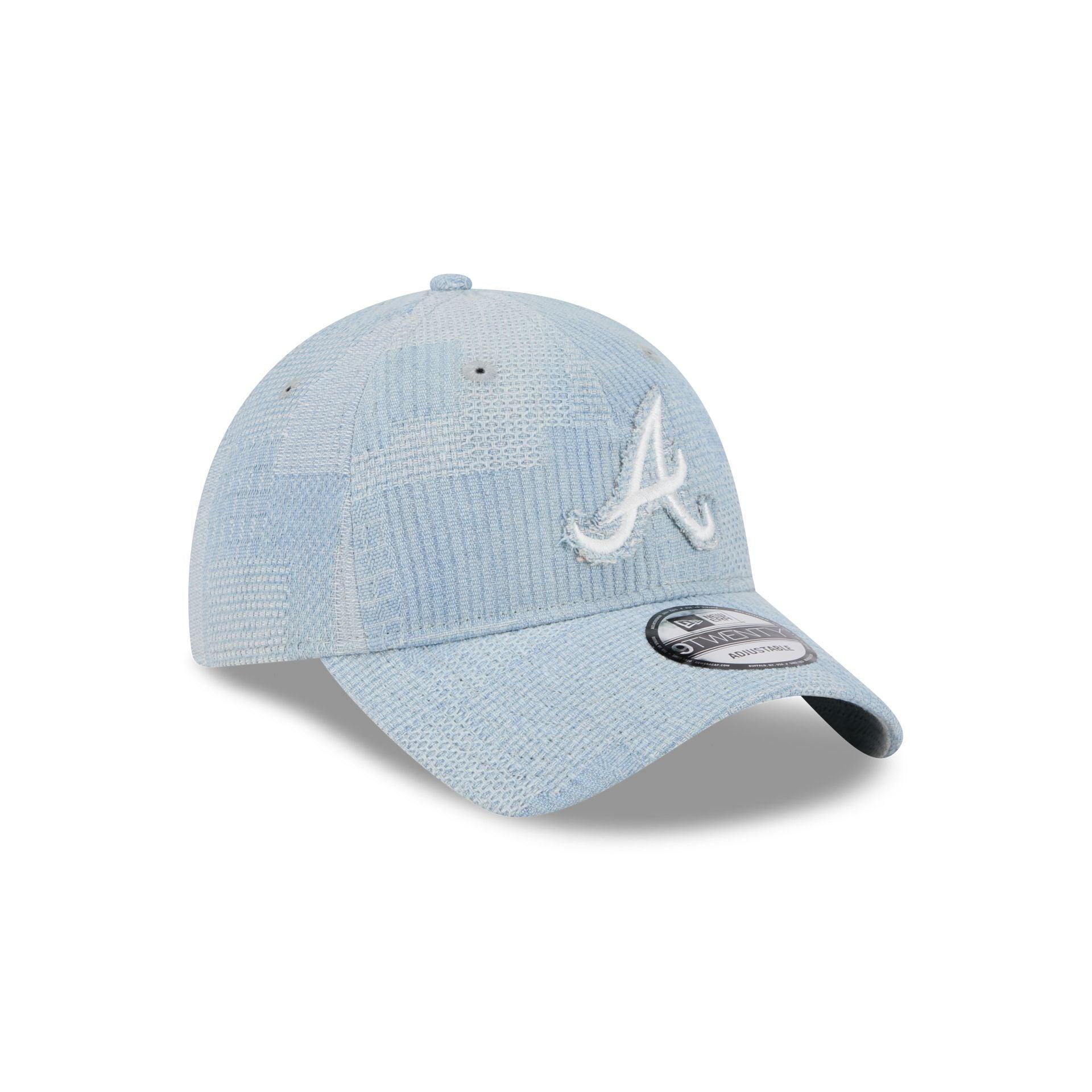 Atlanta Braves Patch Denim 9TWENTY Adjustable Hat Male Product Image