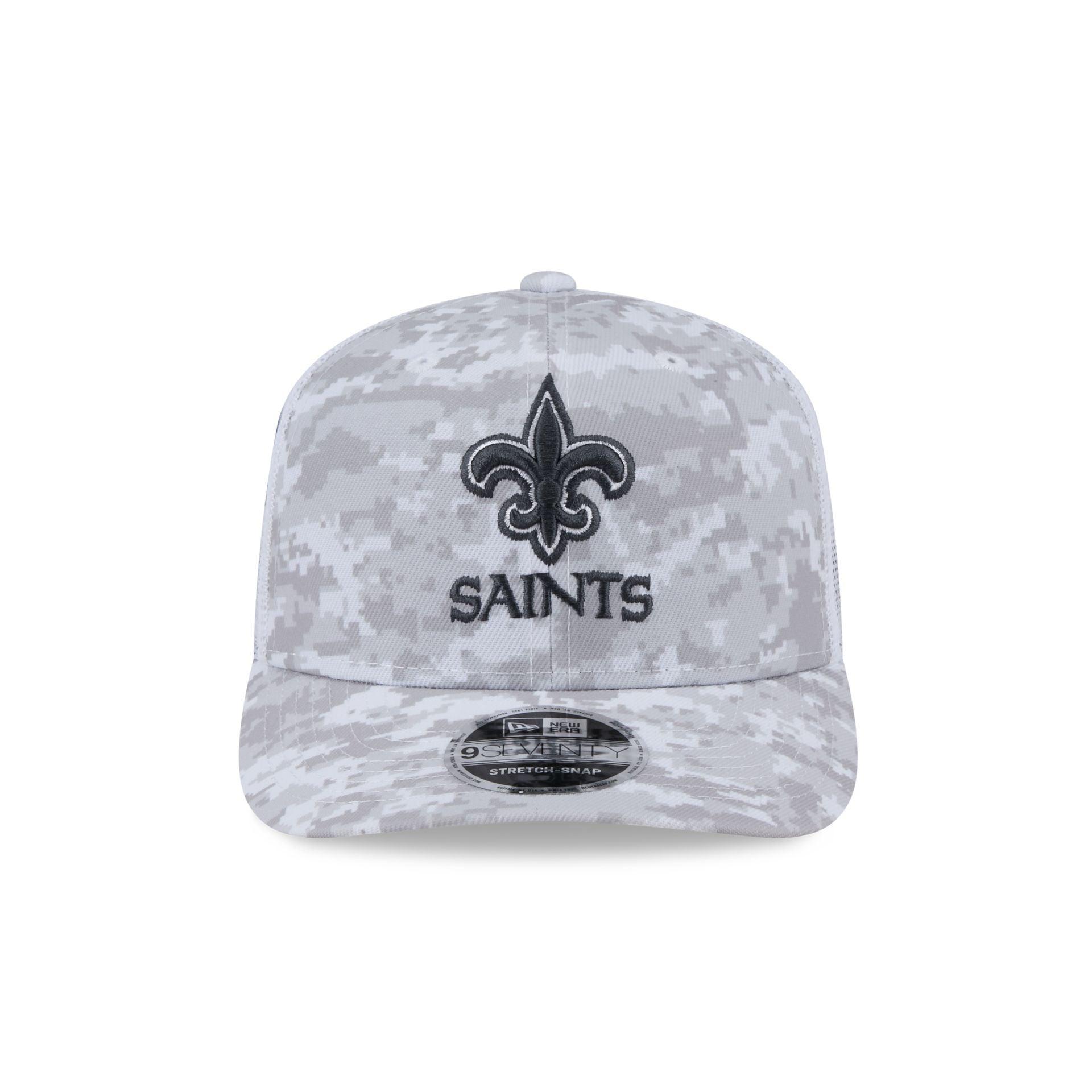 New Orleans Saints 2024 Salute to Service 9SEVENTY Trucker Hat Male Product Image