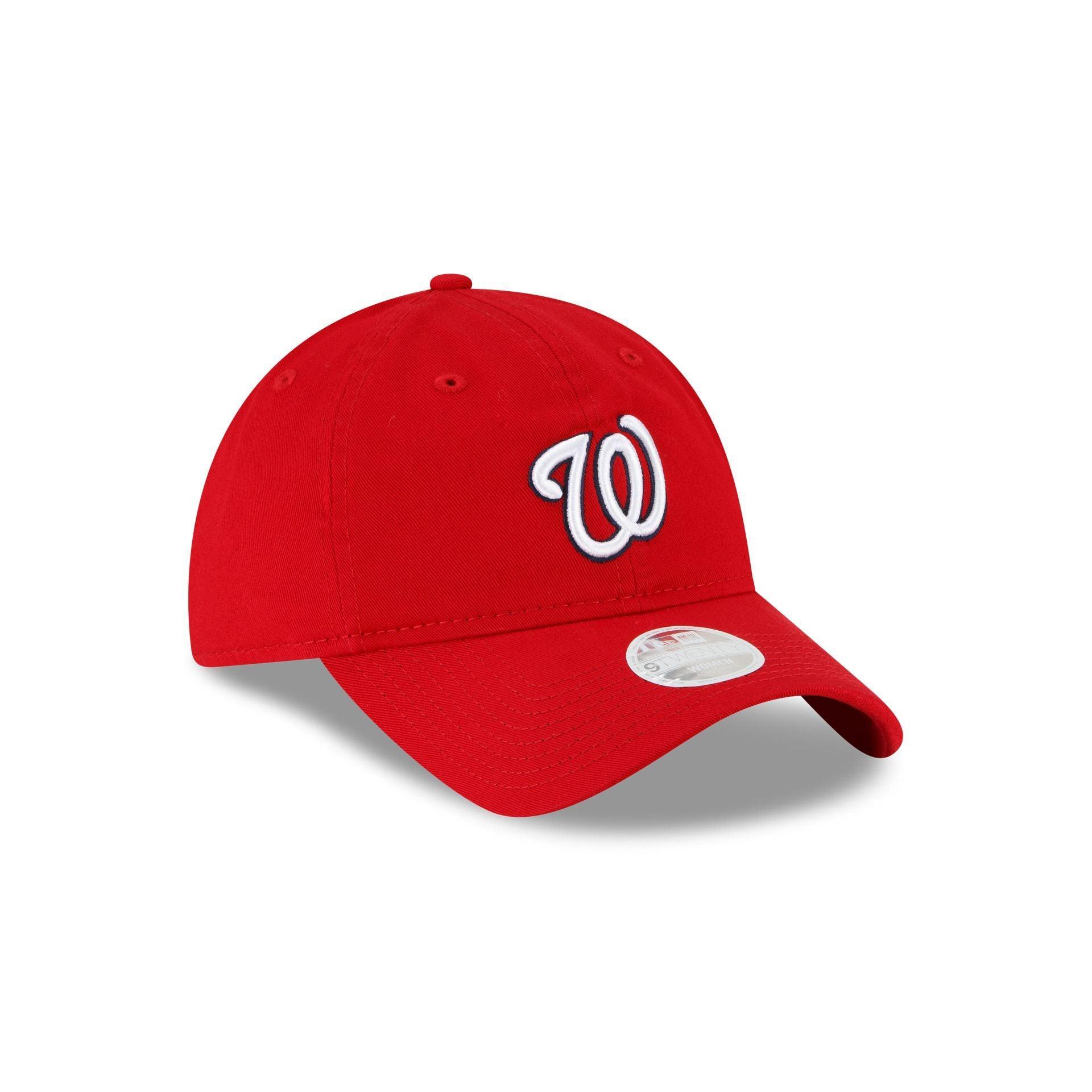 Washington Nationals Women's Core Classic Red 9TWENTY Adjustable Hat Female Product Image