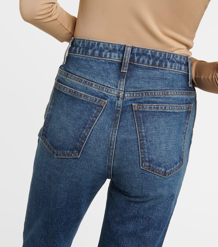 Abigail High-waisted Straight-leg Jeans In Light Wash Product Image