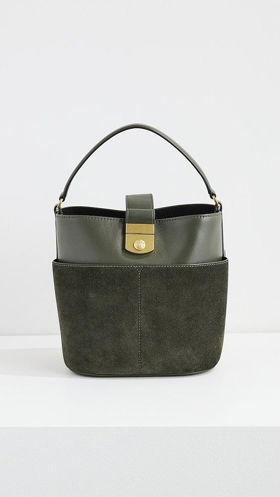 Veronica Beard Small Crest Lock Bucket Bag | Shopbop Product Image