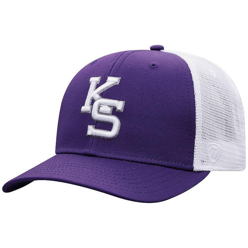 Mens Top of the World /White Kansas State Wildcats Trucker Snapback Hat Product Image