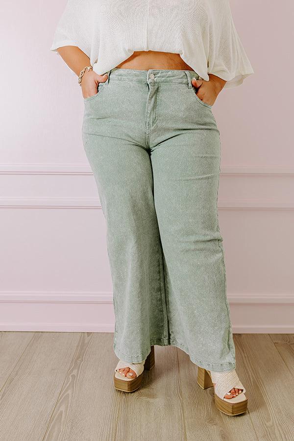 The Dex High Waist Straight Leg Jean In Pear Curves Product Image