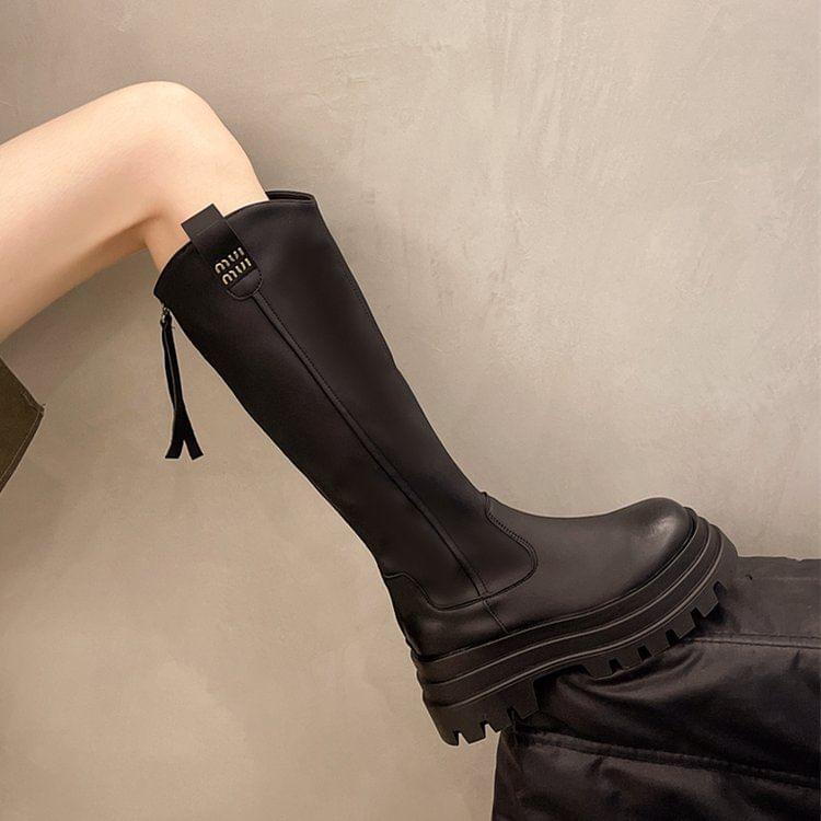 Platform Knee High Boots product image