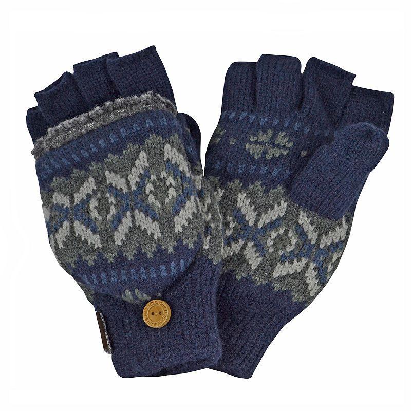 Mens MUK LUKS Convertible Flip-Top Gloves Product Image