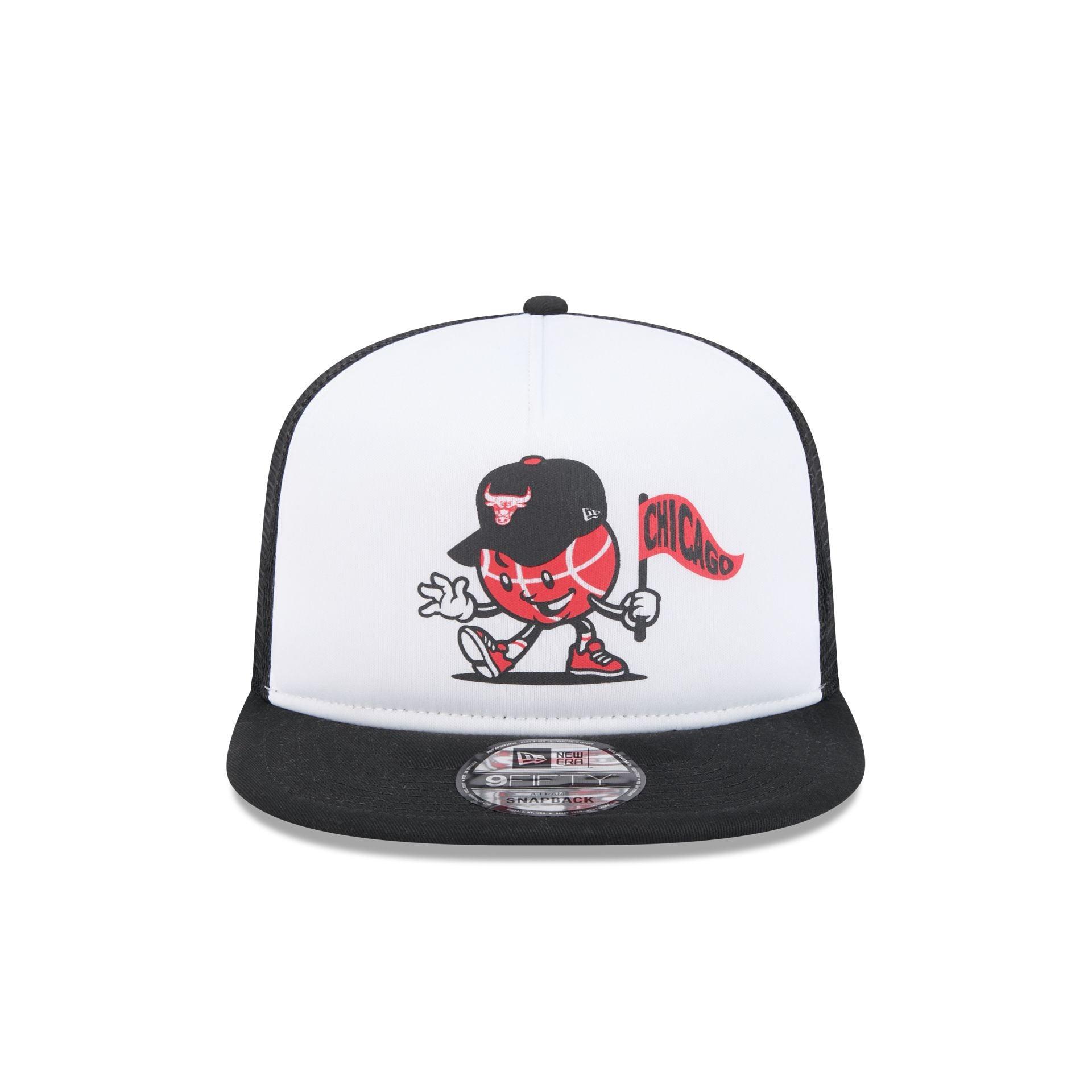 Chicago Bulls Court Sport 9FIFTY A-Frame Trucker Hat Male Product Image