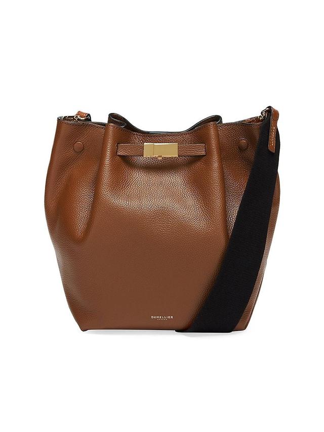 Womens New York Leather Bucket Bag Product Image