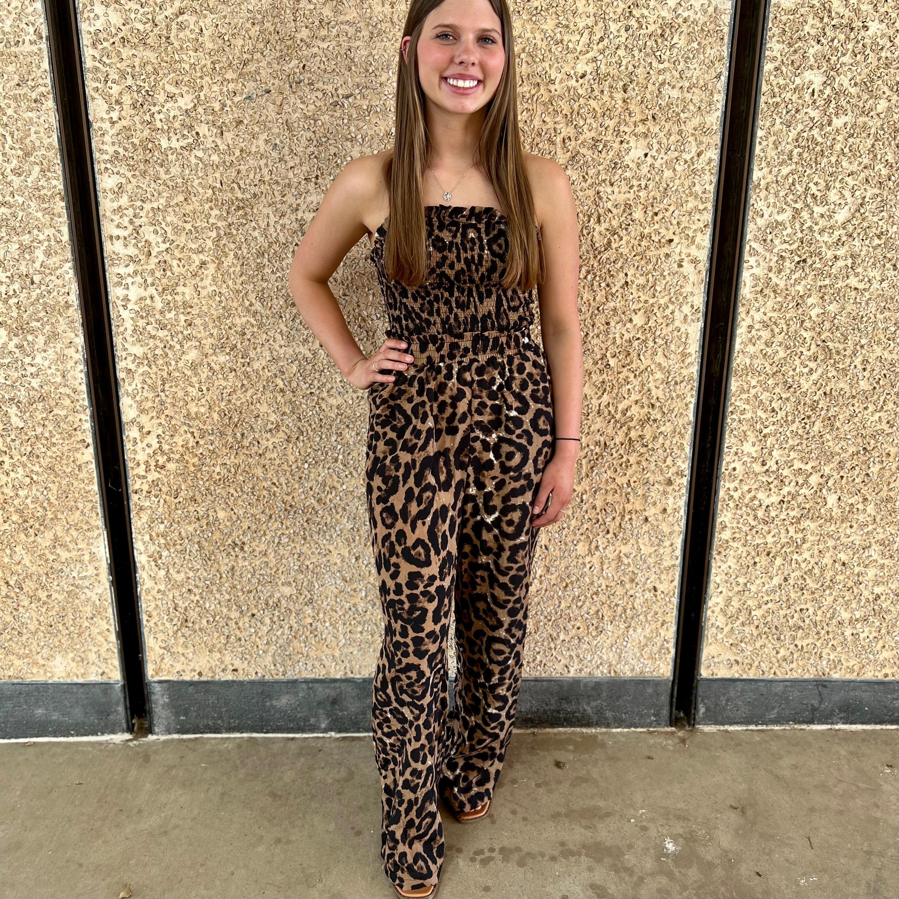 The Back Of The Leopard Jumpsuit* Product Image