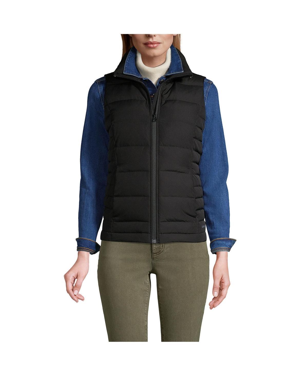 Womens Lands End Down Puffer Vest Product Image