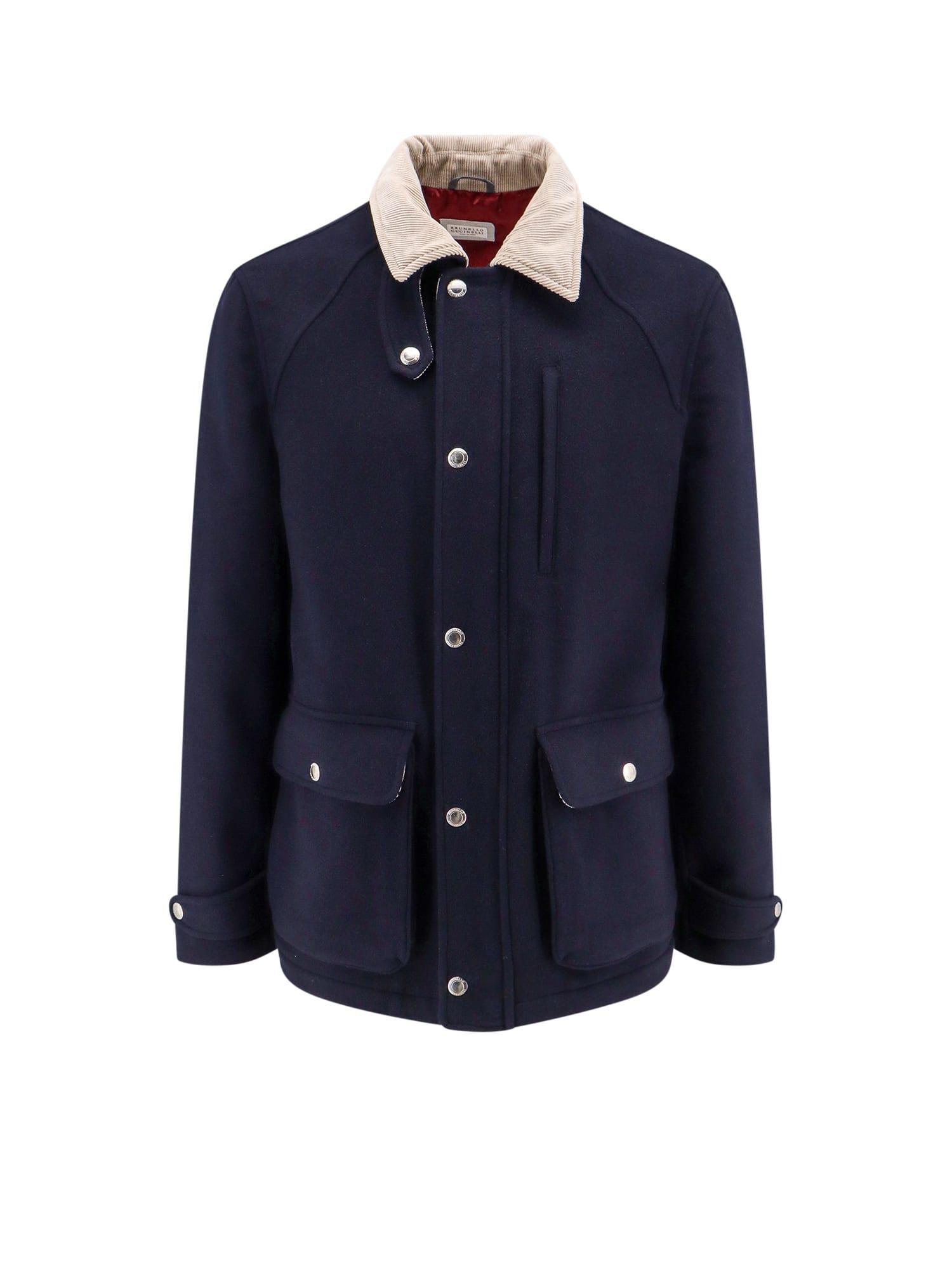 BRUNELLO CUCINELLI Jacket In Blue Product Image