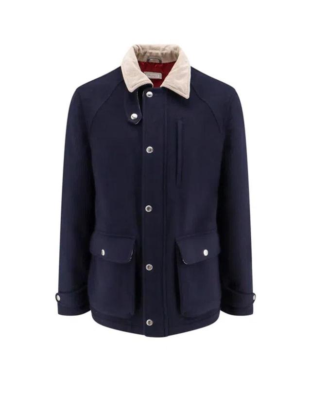 BRUNELLO CUCINELLI Jacket In Blue Product Image