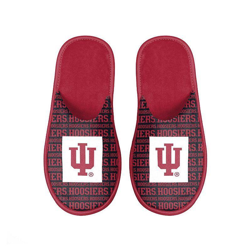 Mens FOCO Indiana Hoosiers Scuff Logo Slide Slippers Product Image