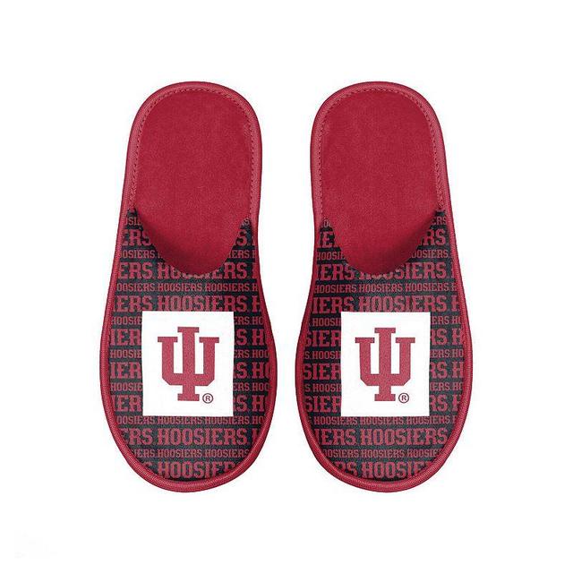 Mens FOCO Indiana Hoosiers Scuff Logo Slide Slippers Product Image